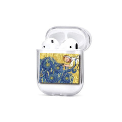 3D Art painting Van Gogh silicone earphone case for apple airpod pro 3 wireless bluetooth charging cover for airpod 1/2 box capa