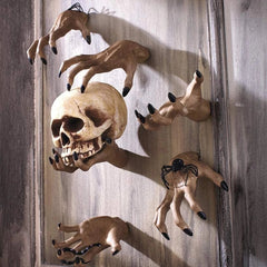 Devil Claws Horror Evil Witch Arm Resin Ornament for Room Escape Game Garden Porch Wall Halloween Holiday Decor