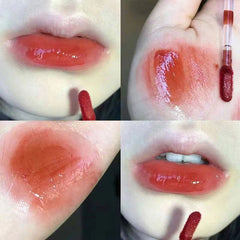Yickyue Glitter Lip Glaze Beautiful Long Lasting Lip Color First Kiss Series Moisturizing Bright Blooming Liquid Lipstick Cosmestic