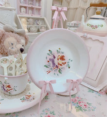 YICKYUE  -  Pink Bown Display Stand, Easel Stand for Picture Frame, Decorative Plate, Book Photo, Anti-Slip Display Dish, Rack Shelf, Home D