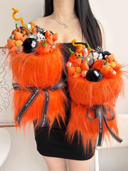 YICKYUE  -  Halloween Pumpkin Monster Candy Doll Cartoon Bouquet For Boys Girls Girlfriends Children Creative Funny Gifts Home Decorations