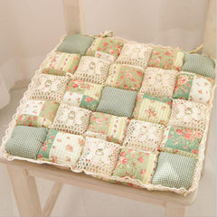 Yickyue 40X40cm Flower Style Square Cotton Seat Cushion Sofa Car Mat Home Kitchen Chair Sit Pad Mat Pillows Home Decor