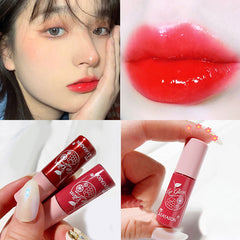 YICKYUE  Mirror Water Lip Gloss Moisturizing Lip Glaze Lip Tint Korean Cosmetics Shiny Lipstick Shimmer Long Lasting Lip Makeup Beauty