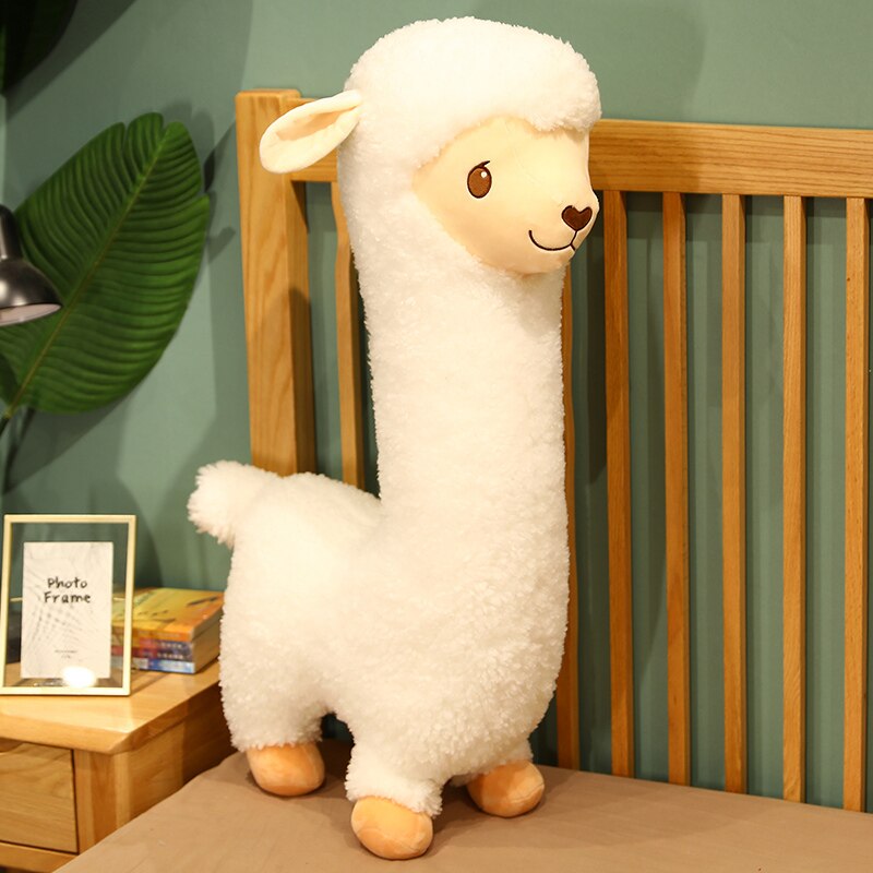 1pc 85CM Big Size Alpacasso Plush Toys Lovely Alpaca Plush Pillow Bed Sleeping Cushion Stuffed Soft Toys Baby Girls Xmas Gift