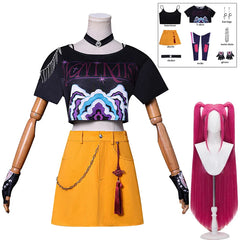 YICKYUE  Mira Cosplay Costume Wig Women Girls Halloween Carnival Comic-con Party Role Playing Outfits