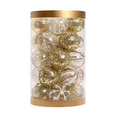 Yickyue Christmas Decorations Boutique Pet Painted Christmas Ball Set Christmas Tree Ornament Ball
