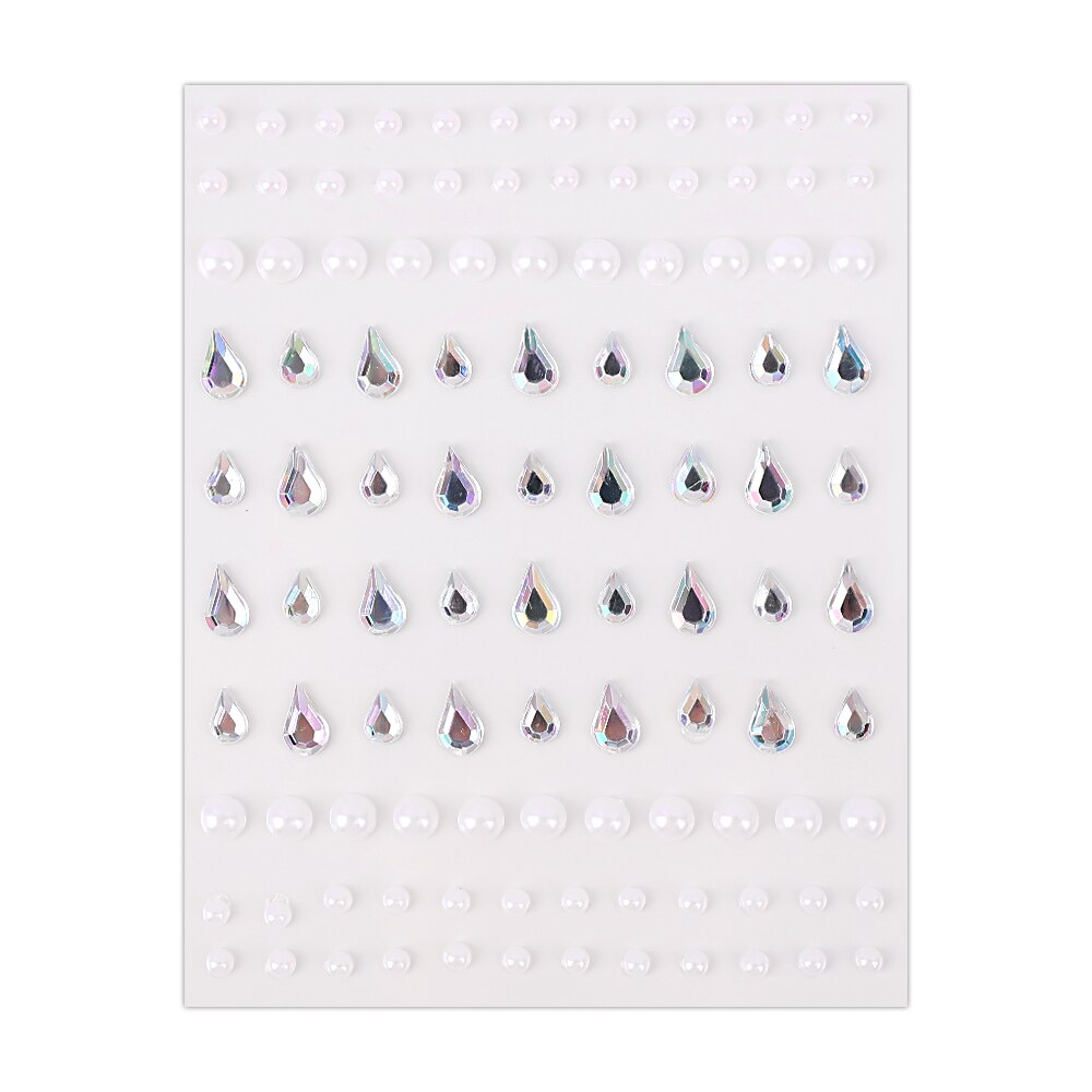 3D Glitter Diamond Makeup Eyes Face Rhinestone Facial Crystal Forehead Rhinestones Tattoo Sticker Festival Body Art Decorations