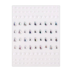 3D Glitter Diamond Makeup Eyes Face Rhinestone Facial Crystal Forehead Rhinestones Tattoo Sticker Festival Body Art Decorations