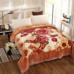 Yickyue Winter Thick Warm Double Blanket Adult Children Sheet Comforter Bed Bedspread High Quality Healthy Raschel Blankets