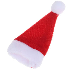 Christmas Lights Gift Box Model with Candy Boots Tree Wreath Pine Drop Santa Claus Hat Decor Dollhouse Miniature Accessories