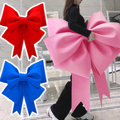 100cm Big Bow Pink Red Giant Large Foam Bowknot Decor for Wedding Party Arch Bridal Birthday Backdrop Decora Home Door Bow Knot