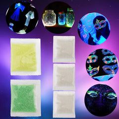 Glow In The Dark 10g Luminous Party DIY Bright Noctilucent Sand Paint Star Wishing Bottle Fluorescent Particles Kid Gift