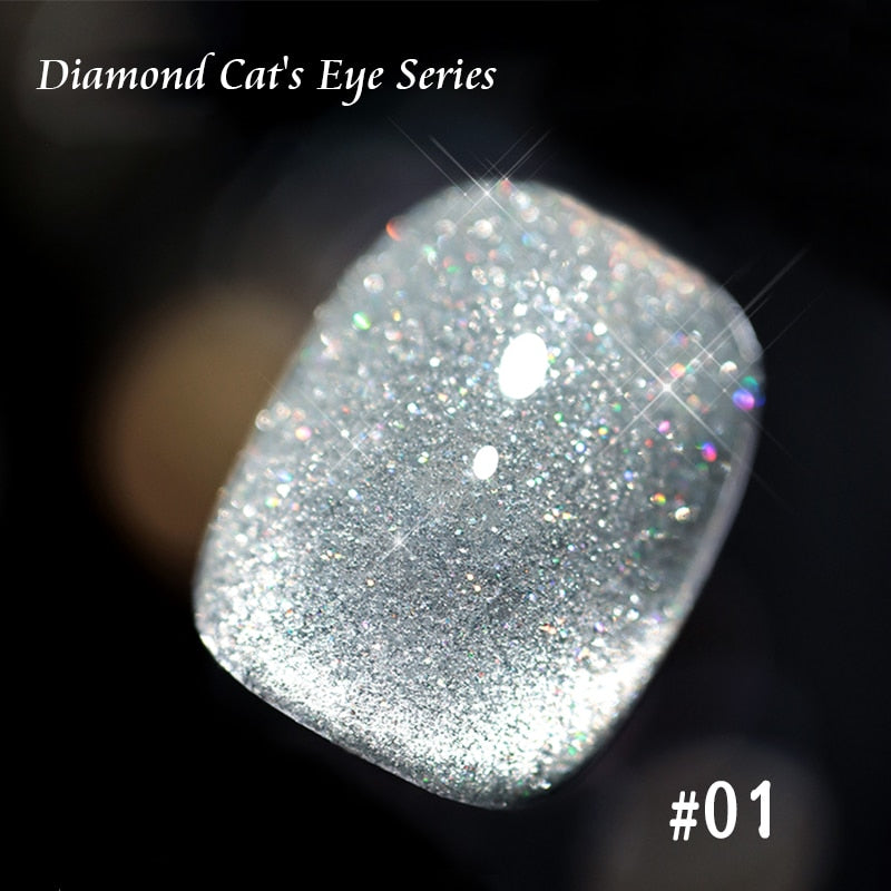 SKVP Gel Nail Polish Cat Eye Gel Semi Permanent Uv Varnish Gel Nail Art 8ML Glitter Effect Off Nail Polish Gel For Nails Design