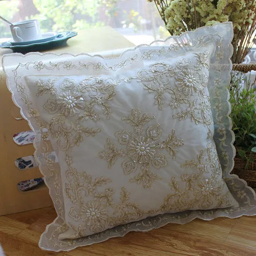 YICKYUE  -  Decorative cushions lace pillowcase  ornamental pillows for living room Decorative pillowcase for sofa  pillow home decor