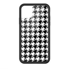 Houndstooth Silicone PC phone case for iphone 6S 7 8 Plus X Xs Max XR 11 12 Pro hard fundas for samsung s21 s30 note 21