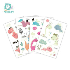 Luminous Dinosaur Waterproof Temporary Tattoo Sticker Child Luminous Fake Tattoo Sticker Arm Leg Body Art Party Tattoo Sticker