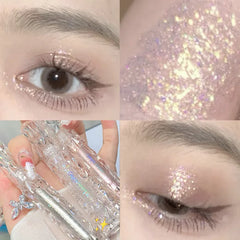 YICKYUE  -  New Liquid Eyeshadow Diamond Shimmer Pearlescent Glitter Eyeliner Waterproof Long Lasting Sequins Eye Shadow Sparkle Eye Makeup