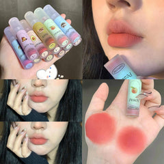 YICKYUE  -  1/3pcs Nude Liquid Lipstick Set Velvet Matte Lip Gloss Long Lasting Non-stick Cup Lip Mud Tint Cream Makeup Pigment Cosmetics