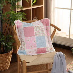 50*50cm Flower  Square Cotton Throw Pillowcase Fabric with Cores Cushions Cute Pillows Lumbar Pillows Sofa Pillow Set Square