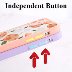 Flower Matte Case For Xiaomi Redmi Note 11 Case Shockproof Fundas Xiaomi Redmi 9A 9C 9T Note 7 8 9 10 Poco M3 F3 M4 X3 Pro Cover