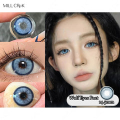YICKYUE  -  2 Pcs Colored Pupils for Eyes Blue Green Contact Lenses Yearly Natural Brown Lense Soft High Quality Beautiful Pupils