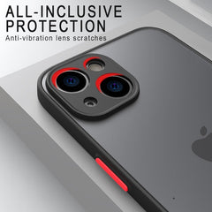 Luxury Matte Armor Shockproof Clear Case For iPhone 13 12 11 Pro Max Mini X Xs XR 7 8 Plus SE 2 2022  Silicone Bumper Hard Cover