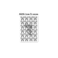 Waterproof Temporary Tattoo Sticker Black Sexy Butterfly Finger Sticker Body Art Fake Tattoo Flash Tattoo Back Of Hand Female