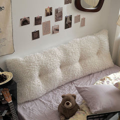 YICKYUE  -  Soft Plush Pillow Removable Bedside Cushion Ultra-long Bed Backrest Pillow for Couple Soft Sofa Waist Large Room Decoration 이불