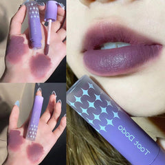 Yickyue 8 Colors Cool Girl Matte Lipstick Green Darkness Velvet Lip Gloss Liquid Lip Tint Cream Pigment Long Lasting Lip Makeup Cosmetic