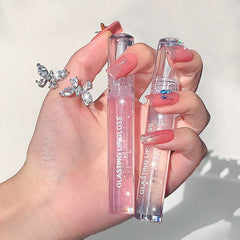 New Glitter Liquid Lipstick Gloss Flashing Lip Glaze Makeup Nourishing clear Lip Gloss Reduce Lips Lines Plumping Lip Oil Care