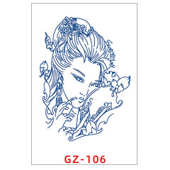 Waterproof Lasting 15 Days Arm Tattoo Stickers Flash Fake Body Tattoos for Women