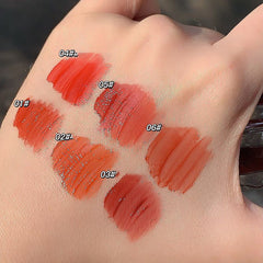 YICKYUE  -  Diamond Mirror Lip Gloss Transparent Pink Jelly Lip Glaze Non-stick Waterproof Long Lasting Moisturizing Lipsticks Korean Makeup