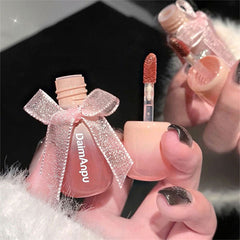 YICKYUE   -  Sweet Lip Gloss Jelly Lip Glaze Moisturizing Lip Tint Mirror Waterproof Non-stick Cup Solid Makeup LipOil Lipstick Cosmetic