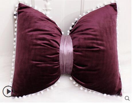 purple style heart/star/knot shaped back cushion bed throw pillow car living room lady gift home decoration