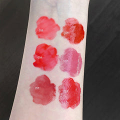 YICKYUE  -  6 Colors Water Mirror Lip Glaze Natural Jelly Gloss Lasting Hydrating Moisturizing Nude Pink Clear Tint Makeup Lipstick Cosmetic