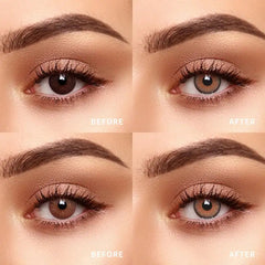 YICKYUE  Norko Blue Contact Lenses 12 Months Wear Fashion Brown Colored Contact Lens Natural Gray Pupils Makeup Eyes Contacts