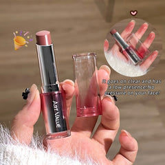 YICKYUE  -  Moisturizing Lip Gloss Long Lasting  Lip Balm Plumping Water Light Lipgloss Silver Tube Lip Tint Female Makeup Korean Cosmetics