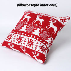 Yickyue Merry Christmas Throw Blanket Nordic Winter Knitted Jacquard Christmas Tree Elk Blankets Soft Warm Sofa Bed Cover Shawl Gifts