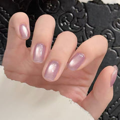 YICKYUE  -  1 Set Summer Gel Polish: 2025 New #01-#09 Amethyst Cat Eye & Icy Grape Beads for Celestial Nails Supplies