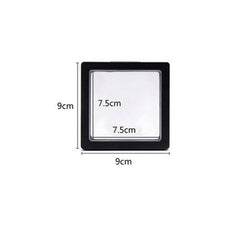 Acrylic Transparent Jewelry Box Earrings Jewelry Storage Jewelry Display Frame Sealed Anti-Oxidation Film Suspension Box Storage