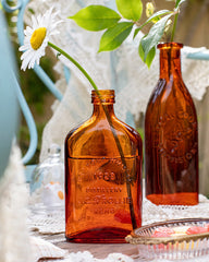 Amber Glass Vase