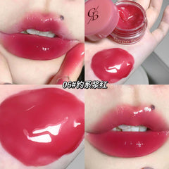 YICKYUE  -  Gegebear Filling Jam Lip Gloss Makeup Student Vitality Lip Glaze Lip Gloss Mirror Watery Pout Lip Affordable Lipstick Wholesale
