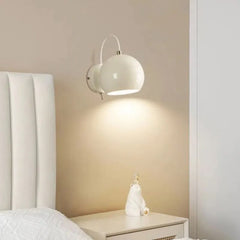 Yickyue Nordic LED Wall Lamp Minimalist Iron Art Rotatable Wall Sconces Bedroom Living Room Study Home Decorative Lighting Luminaires
