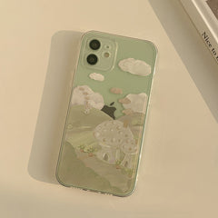 Warm family clear silicone phone case for iphone x xs max xr 7 8 plus 13 12 11 promax shockproof protective capa cover