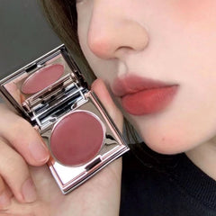 YICKYUE  -  Matte Velvet Mist Cheek Lip Mud Natural Nude Multi-purpose Blush Orange Brown Solid Lip Gloss Tint Lasting Shading Korean Makeup