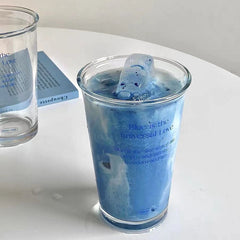 Blue Letter Cup