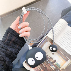 4 Piece Set Protector for iPhone / iPad 18W/20W Charger Case Protection Cover Cute Cartoon Cable Protector Data Line Accessories