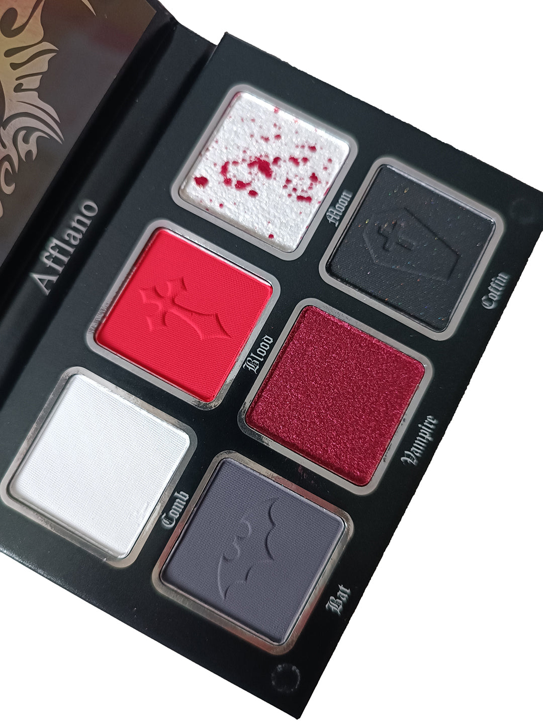 YICKYUE  -  Afflano 6 Colors Eyeshadow Palette Makeup Matte Shimmer Glitter Smokey Gothic High Pigmented Longlasting Eye Makeup Halloween
