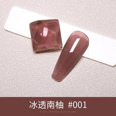 Yickyue 4 Colors Nail Gel Polish 8ml Soak Off Uv Led Semi Permanent Translucent Light Coffee Varnish for Manicure Nail Art Polish Gel