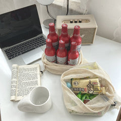 Cutelife Drawstring Cotton Storage Bag Package Drink Toy Clothes Organizer Shopping Bag Travel Portable Eco Friendly Storage Bag